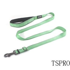 Adjustable length  with  luminous  dog leash-green