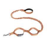 elastic dog leash-Brown